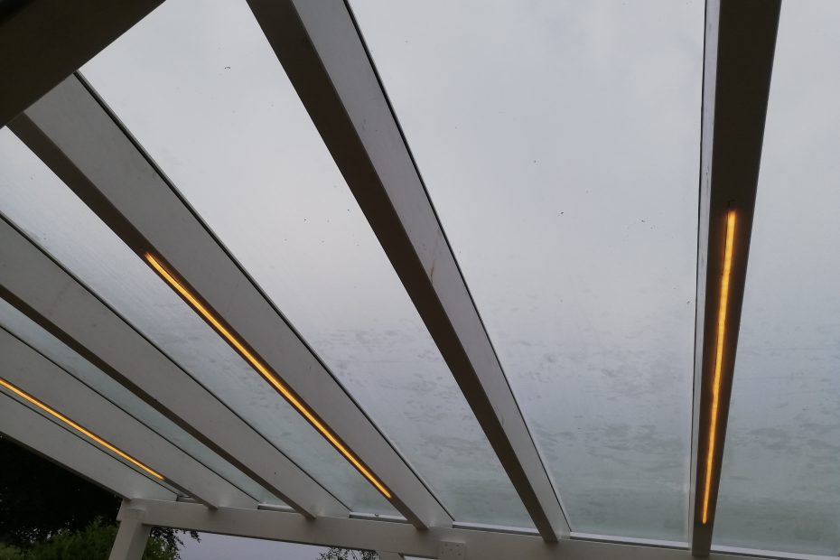 Terrassenausbau mit Glasdach 4