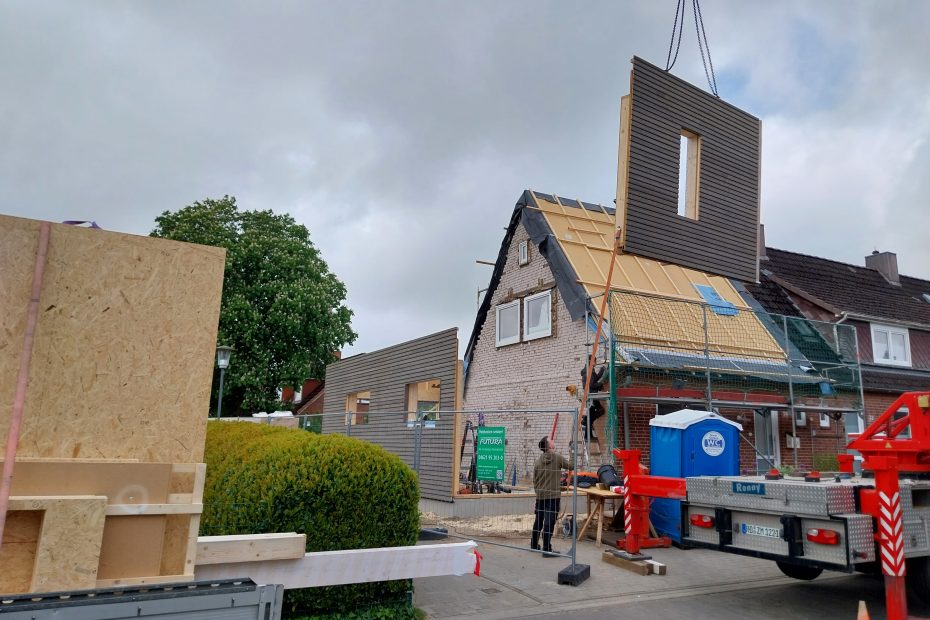 Nachhaltige Dachsanierung mit Anbau 7